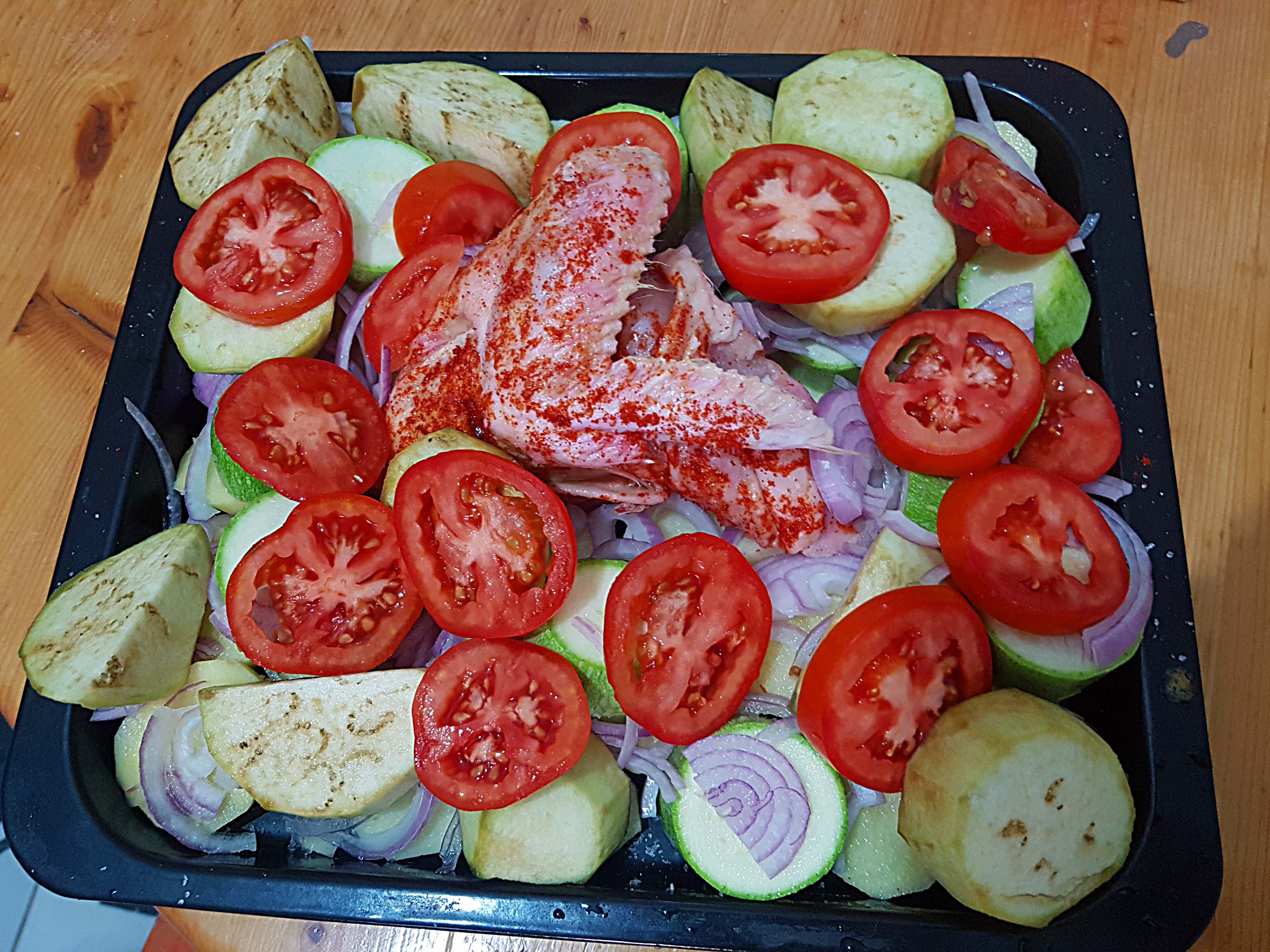 Türkisches Ofenhühnchen mit Gemüse – 1001food.de